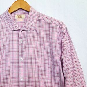 Original Penguin Heritage Slim Fit Longsleeve Button Down Shirt 17" Neck